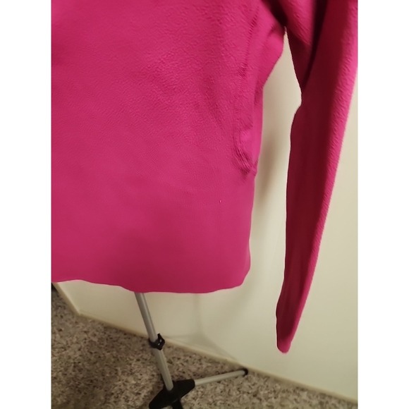 Under Armour Pink Fleece Quater Zip Long Sleeve Women's Size small Penn State - Picture 4 of 9